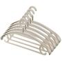 SAASNY Standard Plastic Hangers Adult Clothes Hangers,15 Pack,Thin Space Saving,Non-Slip Material,Simply Elegant,Nice Size for Adult Wardrobe/Closet/Cupboard,42 cm,Grey Ideal for Home and Shops