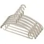 SAASNY Standard Plastic Hangers Adult Clothes Hangers,25 Pack,Thin Space Saving,Non-Slip Material,Simply Elegant,Nice Size for Adult Wardrobe/Closet/Cupboard,42 cm,Grey Ideal for Home and Shops