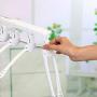 WINOMO Rotary Folding Clothes Hanger Foldable Hangers Hook Anti-Skid Drying Racks