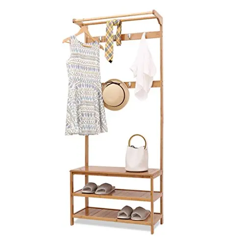 DQMSB Coat Rack - Home Shoe Bench Living Room Clothes Rack, Hanger Coat Racks (Size : 70cm) DQMSB Coat Rack - Home Shoe Bench Living Room Clothes Rack, Hanger Coat Racks (Size : 70cm)