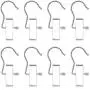 Coideal Heavy-Duty Hanger Clips Hooks, 8 Pack Portable Boot Organizer Pant Towel Holder Stainless Steel Laundry Hook Hanging Clothes Pins for Travel,Closet,Clothing (Silver) Coideal Heavy-Duty Hanger Clips Hooks, 8 Pack Portable Boot Organizer Pant Towel Holder Stainless Steel Laundry Hook Hanging Clothes Pins for Travel,Closet,Clothing (Silver)