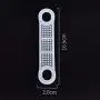 50 Pieces Translucent Non-Slip Rubber Clothing Hanger Grips Clothes Hanger Strips Use for Wood and Plastic Hangers