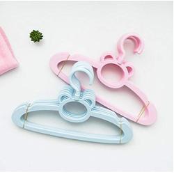 10Pc Random Color Cartoon Childrens Hanger Anti-Slip Plastic Clothe Rack Retractable Baby Special Hangers Mickey & Minnie Kid Clothes Rack