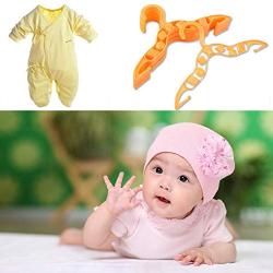 1CAwindwinevine 40pcs Durable Plastic Coat Clothes Garment Trousers Hangers for Kids Baby Worldwide Store