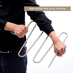 Hanger Towel Towel Rack Pants Hangers, Multilayer S-shaped Clothes Pants Hangers S-type Stainless Steel Trousers Towel Rack Bathroom Kitchen Organizer Pants Organizer For Clothes Towel Scarf Trousers