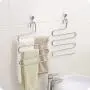 Yizhichu1990 Stainless Steel S-Shape Trousers Pants Hangers Clothes Hangers Closet Space Saving for Jeans Scarf Ties Belts Skirt Hanging Organizer,2 Pack (Simple)