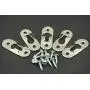 Ochoos 20pcs/lot Heavy Duty Stainless Steel Picture Hangers Keyhole Picture Frame Hanger & 40pcs Screws Ochoos 20pcs/lot Heavy Duty Stainless Steel Picture Hangers Keyhole Picture Frame Hanger & 40pcs Screws