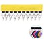 Konesky Hat Organizer,Cap Racks,Cap Organizer Hanger 10 Clips Stainless Steel, Hat Holder, Folding Clothes Hangers Foldable Clothes Drying Rack for Travel