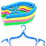 shlutesoy Travel Collapsible Portable Hangers Magic Plastic Anti-Skid Clothes Holder - Random Color