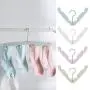 BLagenertJ Foldable Travel Hotel Plastic Non-Slip Clothes Hanger for Underwear Shirts Socks Drying Airer Green BLagenertJ Foldable Travel Hotel Plastic Non-Slip Clothes Hanger for Underwear Shirts Socks Drying Airer Green