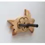Ukulele Wall Mount Hanger, Sea Turtle, Hibiscus