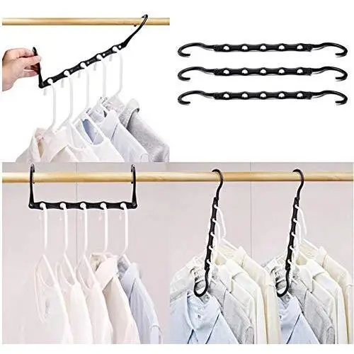 10pc 5 Holes Magic Hanger for Clothes Hangers Space Saving lockers Clothes Organizer Storage Multi Magic Closet Wonder Clothing Hook Decoration 10pc 5 Holes Magic Hanger for Clothes Hangers Space Saving lockers Clothes Organizer Storage Multi Magic Closet Wonder Clothing Hook Decoration