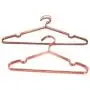 Koobay 60Pack 13&quot Children Rose Copper Gold Shiny Metal Wire Top Clothes Hangers for Shirts Coat Storage & Display