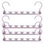 Wonder Hanger Heavy Duty 360 Swivel Action Hanger, Pack of 4 in Lilac - Keep Your Clothes Organized and Wrinkle-Free!