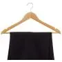 Zober Solid Wood Suit Hangers - 20 Pack - with Non Slip Bar and Precisely Cut Notches - 360 Degree Swivel Chrome Hook - Natural Finish Super Sturdy and Durable Wooden Hangers