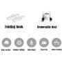 Portable Electric Clothes Dryer Coat Suit Dress Travel Smart Hanger Drying Fast for Traveling Outdoor