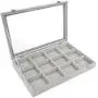 Bracelet & Jewelry Accessories Organizer Tray with Transparent Lid ~ Ample Space ~ Removable Compartment to Store Bangles, Rings, Ear rings, Necklace -See Through Accessories Storage Jewelry Box(Grey) Bracelet & Jewelry Accessories Organizer Tray with Transparent Lid ~ Ample Space ~ Removable Compartment to Store Bangles, Rings, Ear rings, Necklace -See Through Accessories Storage Jewelry Box(Grey)