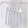 DNJKSA Creativity Magic Clothes Hanger Stand Broad Shoulders Plastic Fold(5 Pieces/Lot)