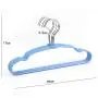 10pcs Random Color Baby Clothes Hangers Stainless Steel Outdoor Portable Drying Rack for Kids Children Clothing Coat Closet Organizer