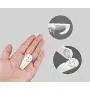 Non-Trace Wall Picture Hook, Dedoot Pack of 24 Non Trace Wall Hooks Plastic Invisible Traceless Hardwall Hanging Hook for Picture Photo Frame Hangers, White Non-Trace Wall Picture Hook, Dedoot Pack of 24 Non Trace Wall Hooks Plastic Invisible Traceless Hardwall Hanging Hook for Picture Photo Frame Hangers, White