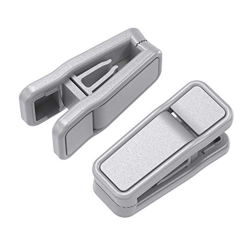 Plastic Slim-line Finger Clip Clothes Hanger Clips (60, Grey)