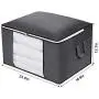 Anyoneer Closet Organizer and Clothes Storage Bags,Sturdy Handles,Stainless Steel Zipper, 3 Layer Fabric,Extra Large Capacity for Comforters,Bedding,Blankets and Clothing,4 Pack,24 Gallon,Grey Anyoneer Closet Organizer and Clothes Storage Bags,Sturdy Handles,Stainless Steel Zipper, 3 Layer Fabric,Extra Large Capacity for Comforters,Bedding,Blankets and Clothing,4 Pack,24 Gallon,Grey