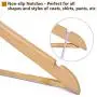 MCYYY 5 Pieces of Wooden Adult Clothes Hanger Jeans Pants Hangers Home Storage Rack Clothes Rack