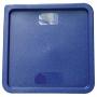 Tiger Chef 22 Quart Commercial Grade Clear Food Storage Square Polycarbonate Containers With Blue Lids 4 Pack