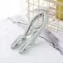TOPBATHY 10pcs Folding Clothes Hangers Portable Travel Hangers Multifunctional Plastic Hangers with Clips for Children Student Adult