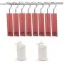 Closet Essentials - Fresh Red Cedar Blocks Pest Repellent Natural Clothes Moths Protection for Closet Shoes Freshener - 8 Cedar Hangers and 2 Cedar Shaving Bags