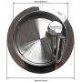 Bathroom Hook Stain Steel Hook for Coat Rope Clothes Single Towel Hook Foldable Hook (Mirror Polished)