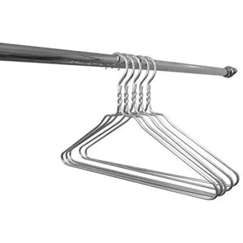 Quality Hangers Silver Aluminum Metal Coat Hangers Heavy Duty Suit Hangers 10 Pack (Adult Size Coat Hanger) Quality Hangers Silver Aluminum Metal Coat Hangers Heavy Duty Suit Hangers 10 Pack (Adult Size Coat Hanger)