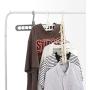 10pcs Random Color Nine-Hole Rotating Multi-Function Folding Hanger Clothes Coat Hanger Baby Hangers Hangers for Clothes Kids Hangers Closet Rod