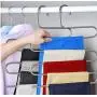 5pcs 5 Layers S Shape Multifunctional Clothes Hangers Pants Storage Hangers Cloth Rack Multilayer Storage Cloth Hanger Decoration 5pcs 5 Layers S Shape Multifunctional Clothes Hangers Pants Storage Hangers Cloth Rack Multilayer Storage Cloth Hanger Decoration