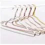 10pcs Random Color Cloth Hanger Durable Antideformation Aluminium Alloy Closet Adult Skirt Dress Clothing Towel Storage Rack Closet Space Saver
