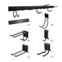 Ultrawall Storage System,12PCS Garage Tool Organizer with Hooks, Hanger