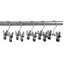 KYCPTNFJ 5 Pcs Adjustable Stainless Steel Shoe Rack Pants Folder Boot Hanger Holder Portable Travel Laundry Hanging Clothes Sock Clip
