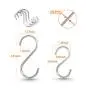 HMOOC S Hooks for Hanging(20pack-Diameter:4mm),304 Stainless Steel S Hooks Heavy Duty,Hangers for Kitchen and Bedroom,10pack-4.33inch | 10pack-2.95inch… HMOOC S Hooks for Hanging(20pack-Diameter:4mm),304 Stainless Steel S Hooks Heavy Duty,Hangers for Kitchen and Bedroom,10pack-4.33inch | 10pack-2.95inch…