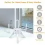 Tangkula Electric Free Standing Boots Dehumidifier and Hanger Warmer Dryer Drying Rack (4-Shoe), 13" D x 12.5" H, Wie Pic