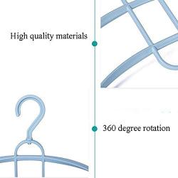 Space Saving Hangers 5-Pack Shirt Hangers Space Saving Plastic Durable Multi-Functional Clothes Hangers Closet Organizers For Coats Jackets Dorm Room Apartment Essentials Tie Hanger Storage Coat Hange