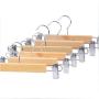 Cabilock Clothes Hanger 5pcs Natural Wood Hangers 11