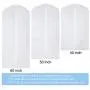 CM CUMIZON Garment Bags Translucent Hanging Garment Covers (Set of 6) for Dance Costumes Gown Dress Clothes Storage 24" x 40"/50"/60" CM CUMIZON Garment Bags Translucent Hanging Garment Covers (Set of 6) for Dance Costumes Gown Dress Clothes Storage 24" x 40"/50"/60"