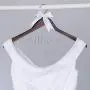 Ella Celebration Mrs Wedding Dress Hanger, Wood and Wire Hangers for Brides (Mahogany)