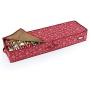 Covermates Keepsakes - 56PC Adjustable Underbed Ornament Storage Bag - Holds 6 Inch Ornaments - Heavy Duty Material - FlexGrid Adjustable Compartments - ID Window - Holiday Storage - Red Snowflake Covermates Keepsakes - 56PC Adjustable Underbed Ornament Storage Bag - Holds 6 Inch Ornaments - Heavy Duty Material - FlexGrid Adjustable Compartments - ID Window - Holiday Storage - Red Snowflake