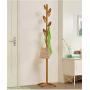 WZP Household Coat Rack Floor Solid Wood Hanger Simple Hanger Bedroom Clothes Hanging Fashion Clothes Rack Modern / Style2