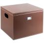G.U.S. Decorative Office File and Portable Storage Boxes for Hanging Folders Letter Or Legal, Brown