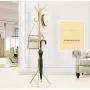 Jolly Household Coat Rack Bedroom Simple Floor Simple Office Living Room Hanging Clothes Hanger (Color : White)