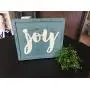 Joy Sign, Farmhouse Style, Hand Painted, Table Top or Wall Hanger