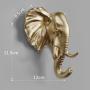 UKURO Animal Head Hook Statue Resin Crafts Key/Cap/Clothes Claw Hanger 3D Animals Figurines Home Mural Decoration