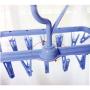 DFYYQ Sock Dryer,Folding Drying Racks, Windproof Household Hangers, Socks Racks, Clothes Hanging Storage Artifacts (Color : Green)